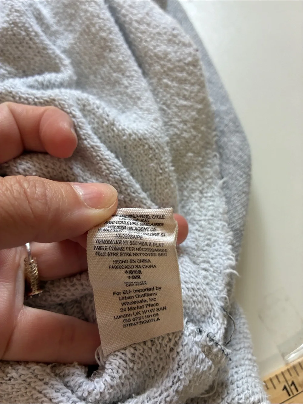 Free People Del Ray Pullover Terry Tunic Top EUC Small